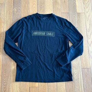 American Eagle black long sleeve shirt